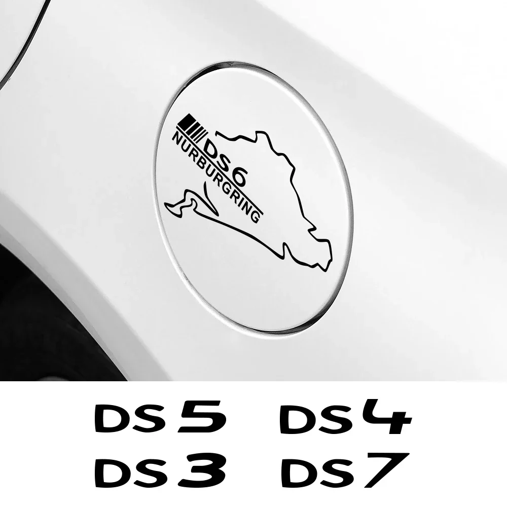 Cap Tank Car Fuel Sticker Auto Exterior Accessories Vinyl Film Reflective Decal For Citroen Ds3 Cabrio Ds4 ddmysmile Ds5 Prestige Ds6 Ds7 Smile