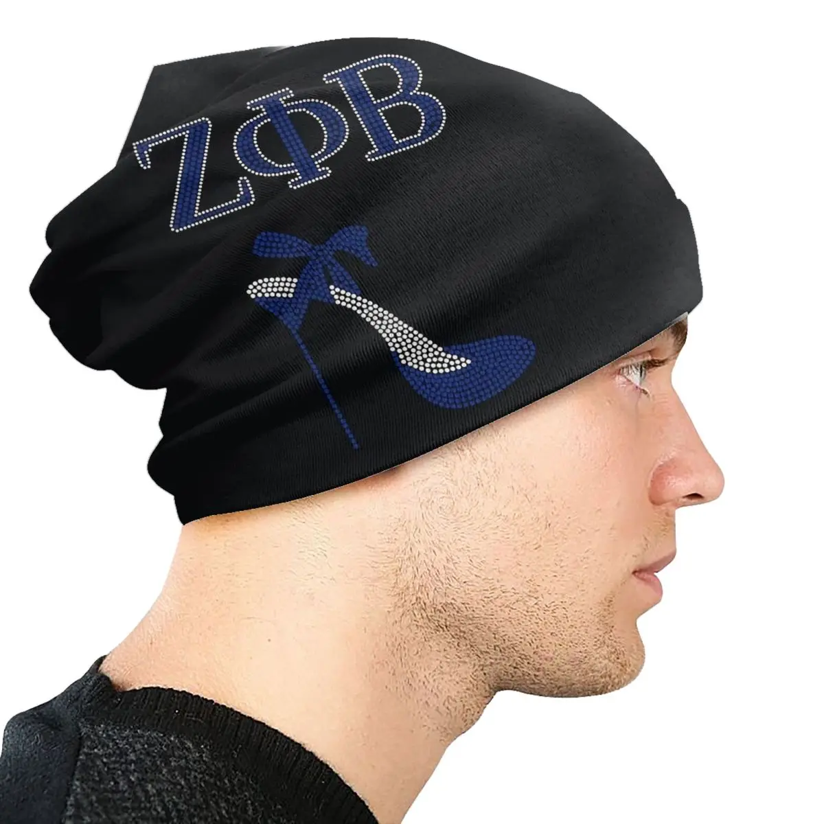 Zeta Phi Beta Sorority Skullies Beanies Caps Streetwear Winter Warm Men Women Knit Hat Adult Greek Letter 1920 Bonnet Hats