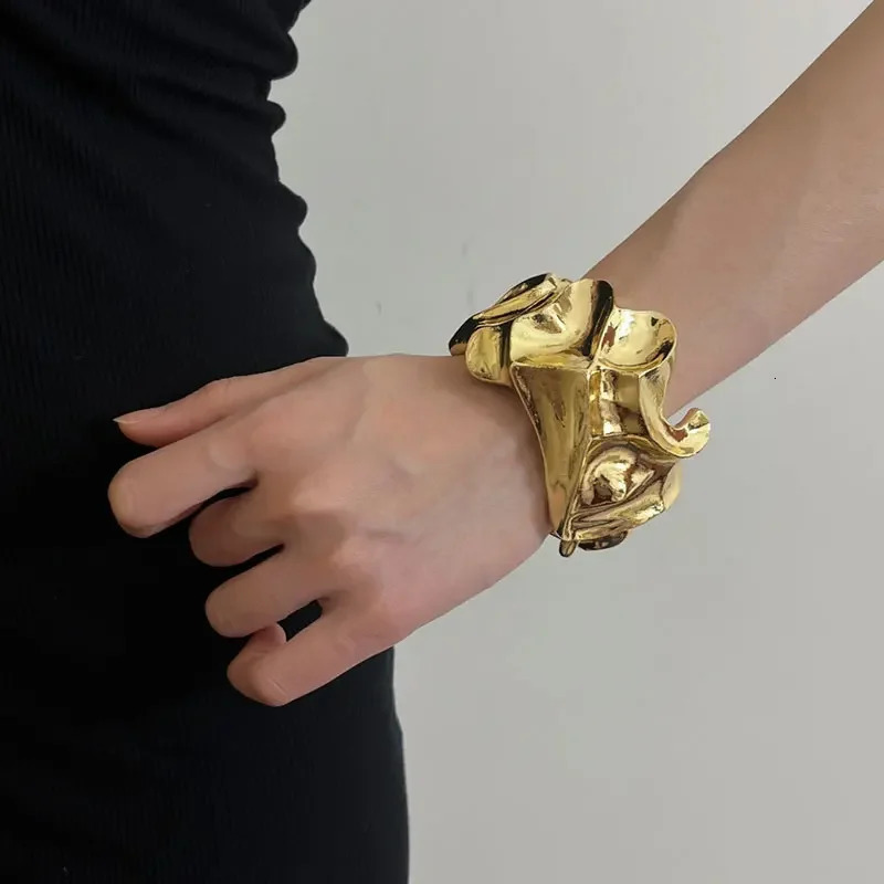 Draweye Irregular Bracelet Womens Punk Style Hip Hop Bracelet Jewelry Geometry Fashion Pulseras MUJI 241108