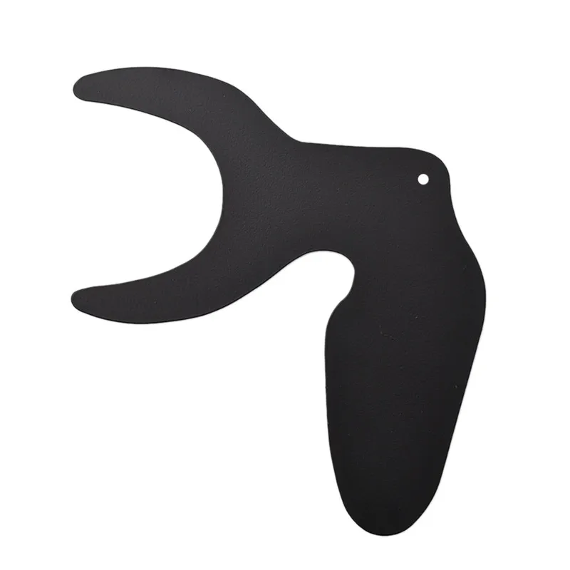 1 pc Dental Orthodontic Black Background Board Photo Image Contrast Board Oral Cheek Plate with Scale Mark Autoclavable Tools