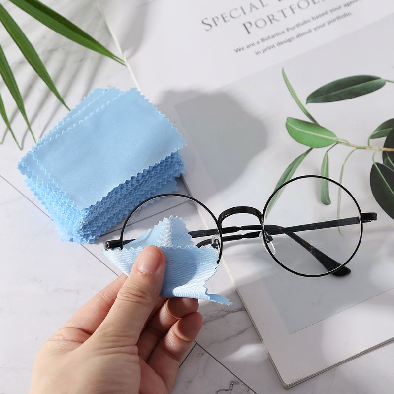 2026 New 100 Pcs/Pack Glasses Cloth Lens Cleaner Dust Remover Portable Wipes Non-Woven Fa Drop Shipping Free Shipping