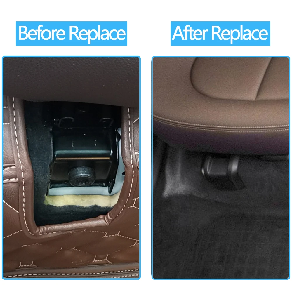 Rear LHD RHD Car Seat Rail Sliding Track Bonnet Trim Cover For For X1 X2 2 Series F48 F49 F39 F45 2016-2021 smile