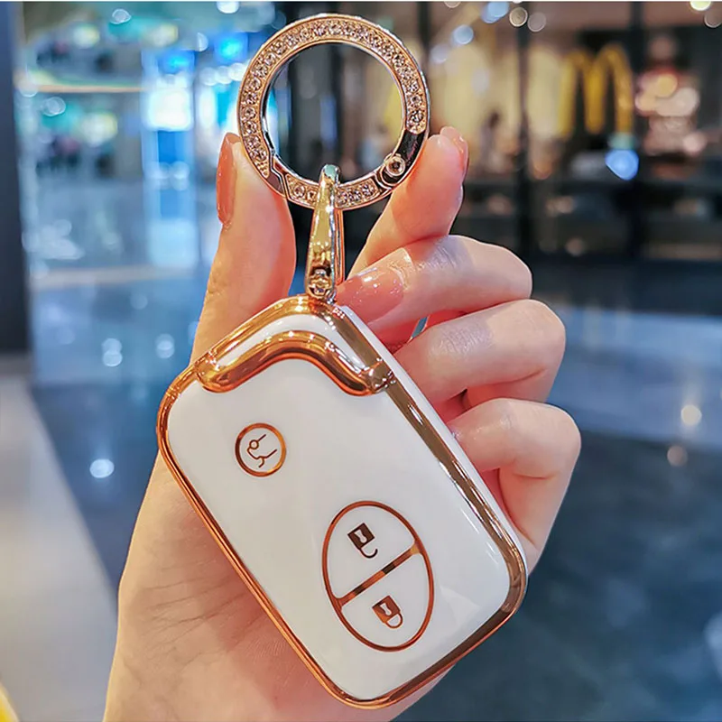 Car Remote New TPU Key Fob Case Cover Fit for Lexus GS460 GS450h GS430 RX450h CT200h HS250h LS460 ES350 IS350 IS250 smile