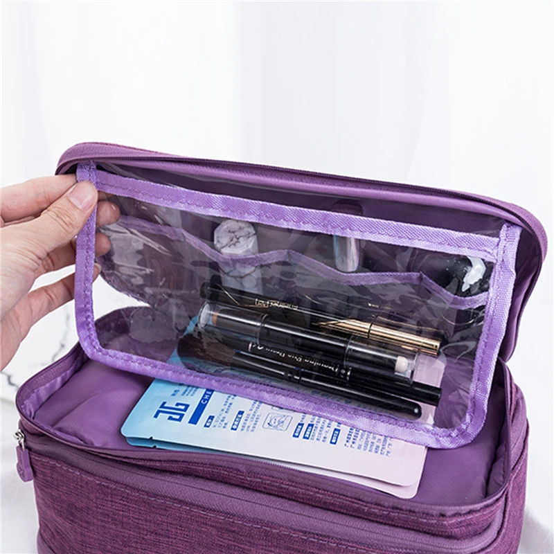 Bag Multifunctional Travel Organizer Women Underwear Bra Finishing Storage Bag Ladies High Capacity Waterproof Packing Cubes smile