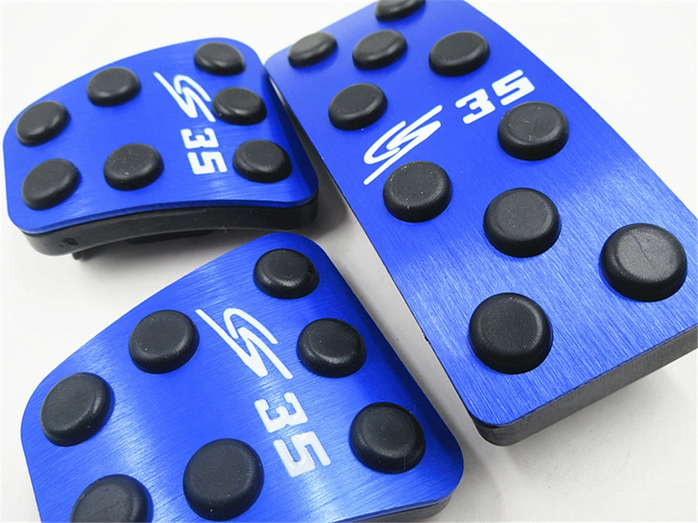 TTCR-II Car Accessory Accelerator Gas Brake Footrest Modified Pedal Pad for Changan CS35 AT/MT Decorate Protector Sticker Cover