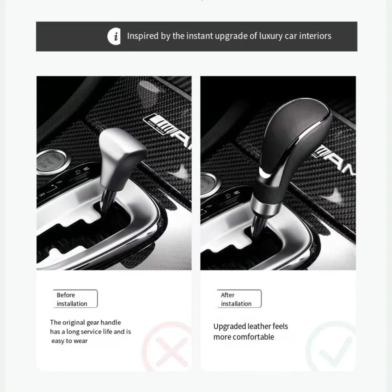 5 Leather Universal Speed Gear Shift Knob Manual Car Gear Stick Shift Knob Gear Stick Shift Knob For VW HONDA ddmysmile NISSAN VOO Smile