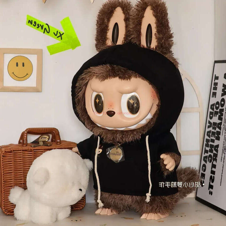 Zimomo Enamel Doll Large 58cm Labubu Celebrity Style Set Rich Miss Clothing Birthday Gifts 2047