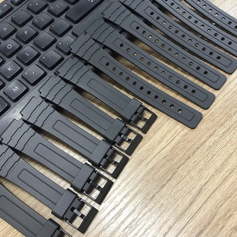 Sports Watch Straps 12mm 14mm 16mm 20mm 21mm 23mm 25mm 27mm 31mm 32mm 34mm For SKMEI Watches Watchband Silicone Rubber Bands