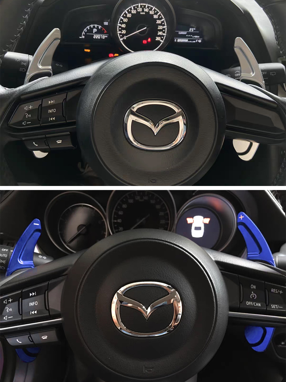 DL 2 For Mazda Mazda 3 Atenza BM BN 6 GJ CX-3 DK CX-5 KF CX9 TC Skyactiv-CNG Sport Car Steering Wheel DSG Shift Paddle Extension smile CX-