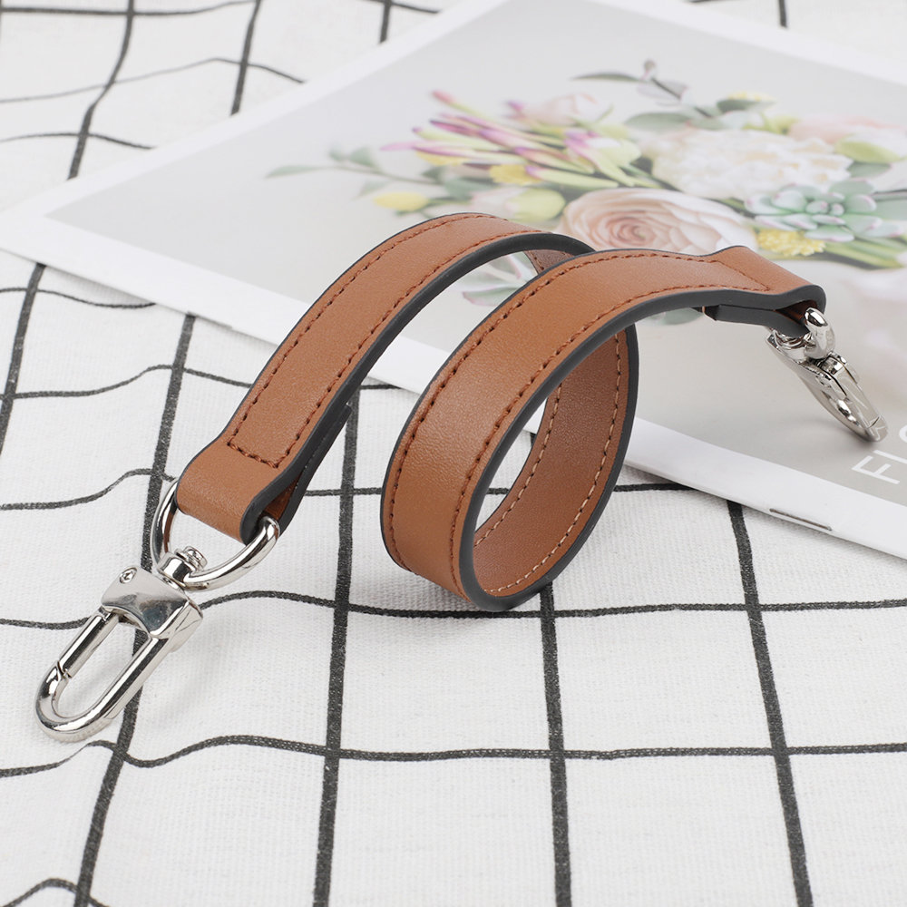 Genuine Leather Bag Strap With Silver Gold Black Hardware Shoulder Strap Handbag Strap Obag Handle High Quality Bag Accessories