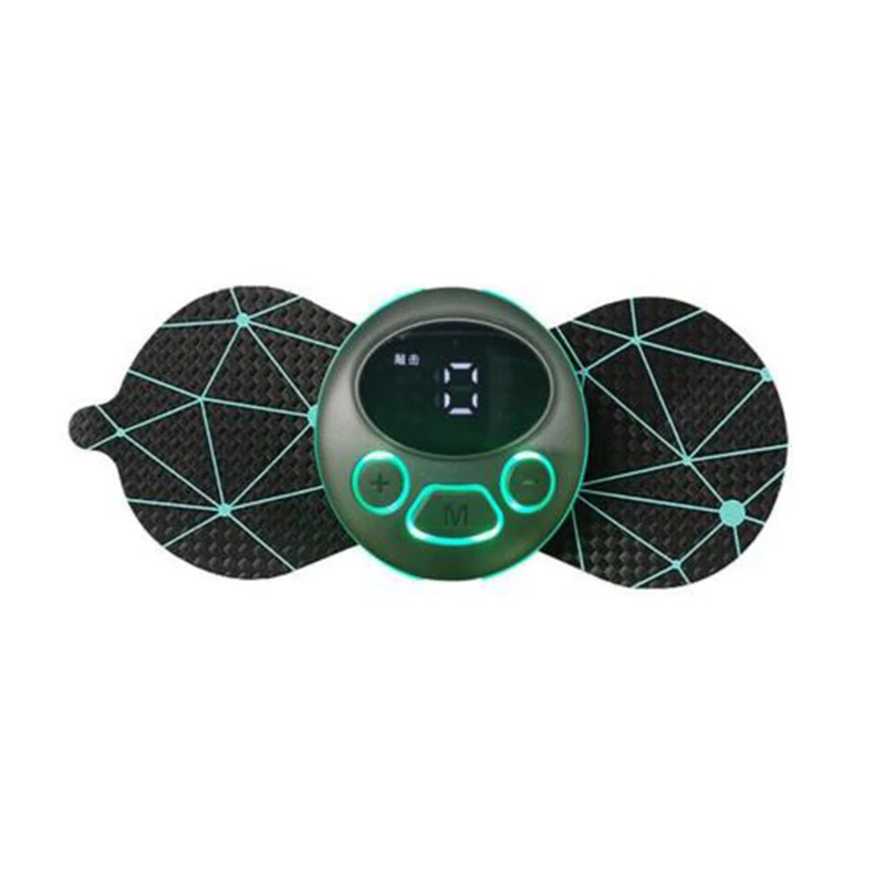 Massagers Portable-Mini Electric Neck Intelligent Pulse Massage Paste ddmysmile Electric Home Neck Care Instrument Neck Care Instrument Smile