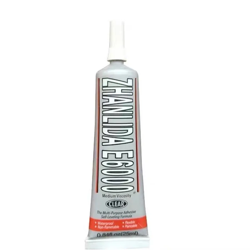 50ml E6000 Jewelry Crafts Multipurpose Adhesive Crystal Cloth Rubber Beads Bonding Super Liquid Glue Repair Phone Screen Glass