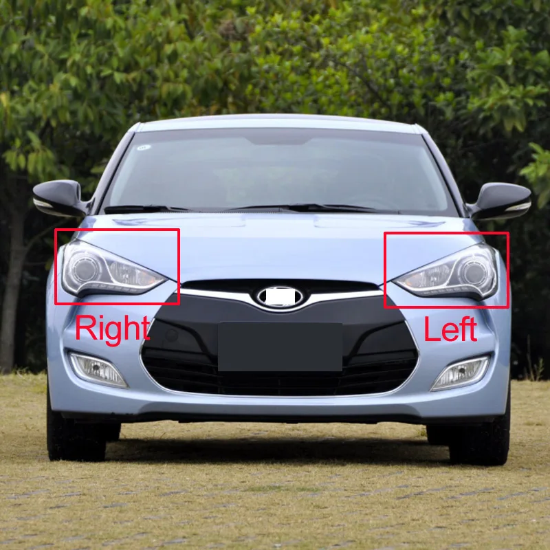 For Hyundai Veloster 2011 2012 2013 2014 2015 2016 2017 Car Headlight Shell Headlight Cover Headlamp Lens Headlight Glass