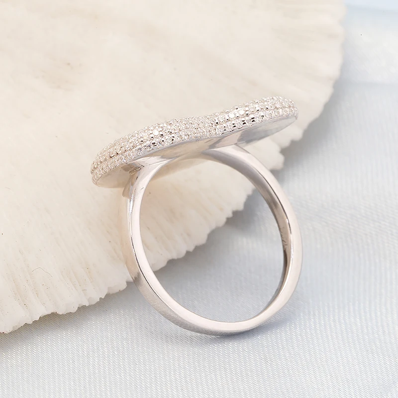 D VVS1 1.0ctw color Heart Briliant Cut Moissanite Engagement Ring Solid Sier Test Positive Pass Dia Tester smile