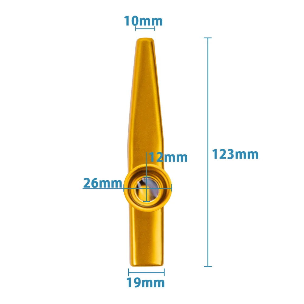 Kazoo Organ Metal Mouth Mouth Flute Children Musical Party Instrument Educational Toy Gift For Kids smile
