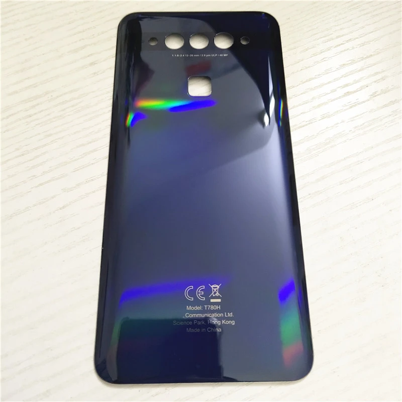 For TCL Plex T780H Back Battery Cover Door Housing Case Rear Glass + Adhesive Sticker Parts Replacement