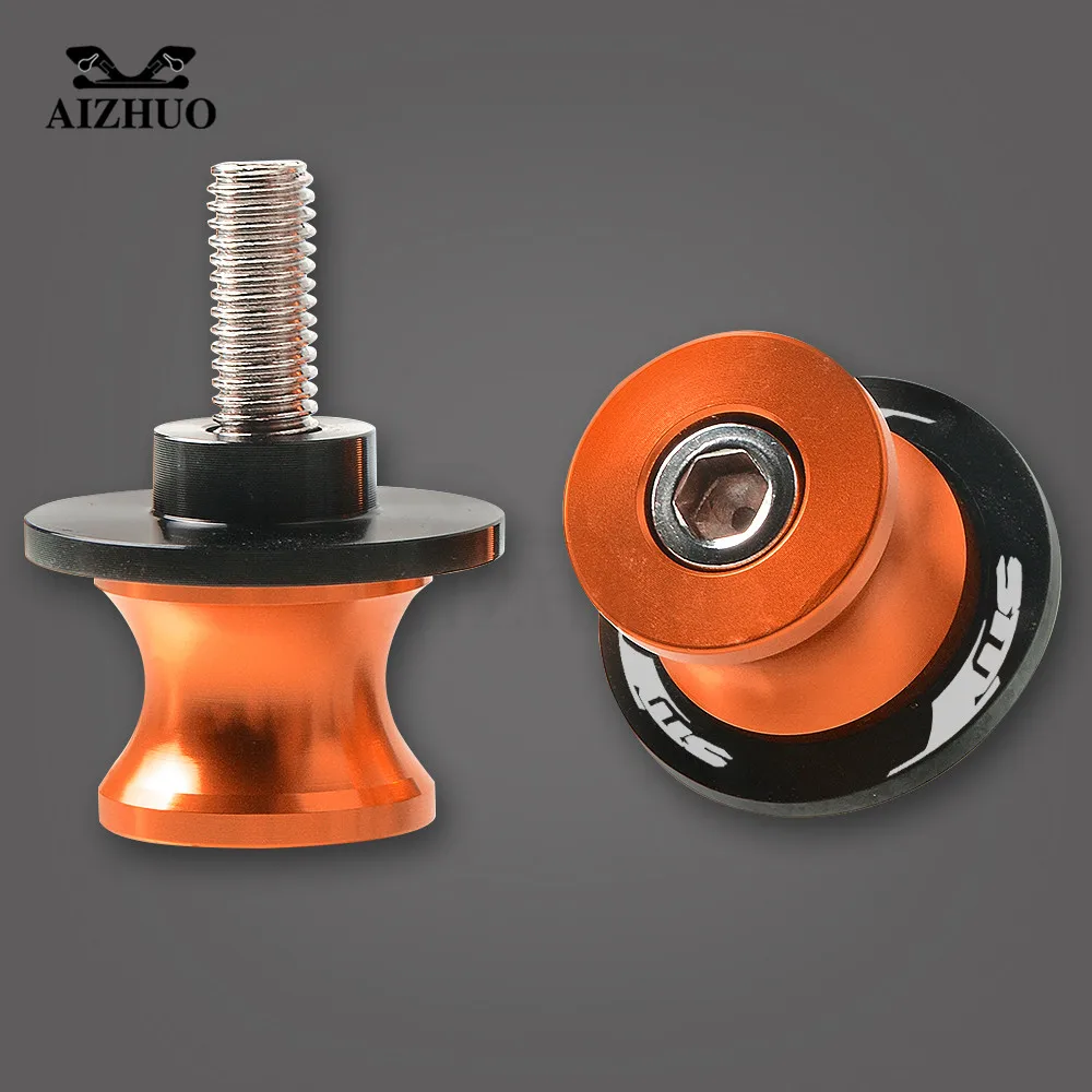 10MM Motorcycle Accessories Swingarm Sliders Spools Stand Screws For 990 SMR SMT 990SMT 2009 2010 2011 2012 2013