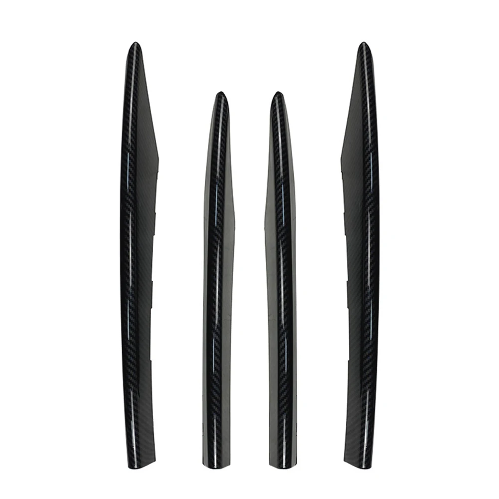 4Pcs Car Front Bumper Fog Light Lamp Decorative Cover Trim For Mercedes Benz New E-Class W213 E260 E300 E450 E53 2021 2022 2023