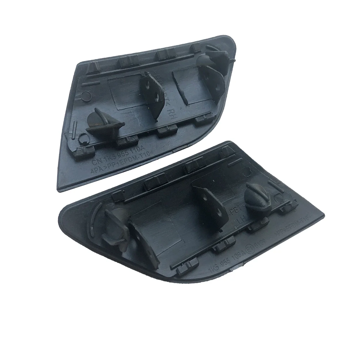 Color Front Primed New Bumper Headlight Washer Jet Cover Cap For VW Golf 5 Jetta A5 5 Rabbit 1K5955109A 1K5955110A smile