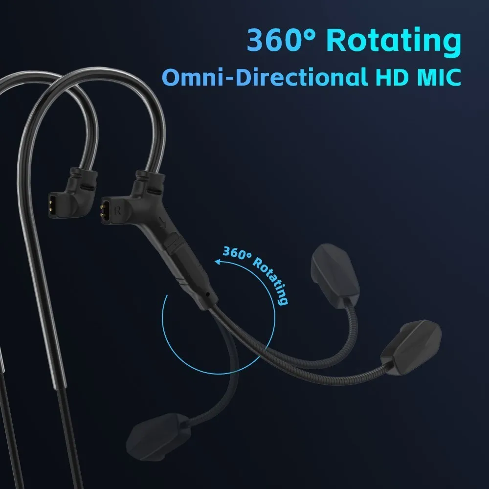 CVJ Hato Typec game-specific interchangeable audio plug boom microphone headset upgrade line 0.75 0.78 mmcx Cable C Pin 3.5mm