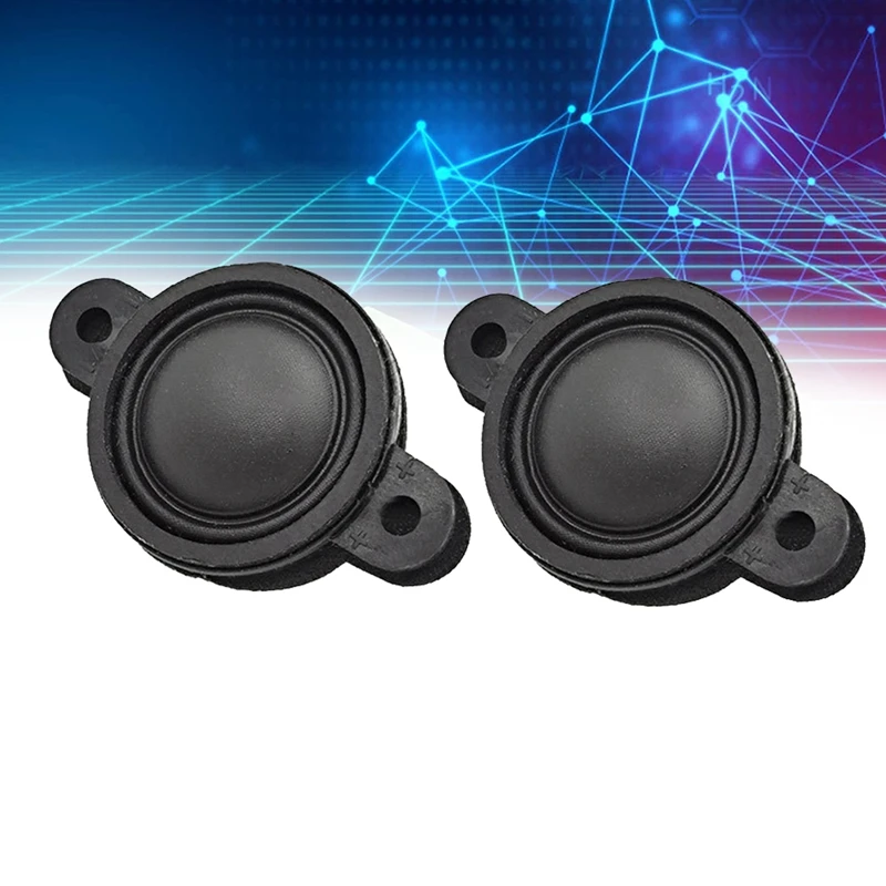 2PCS 1.25 Inch Mini Tweeter 15W 4Ohm Neodymium Silk Film Treble Speakers For DIY Car Modified Tweeter