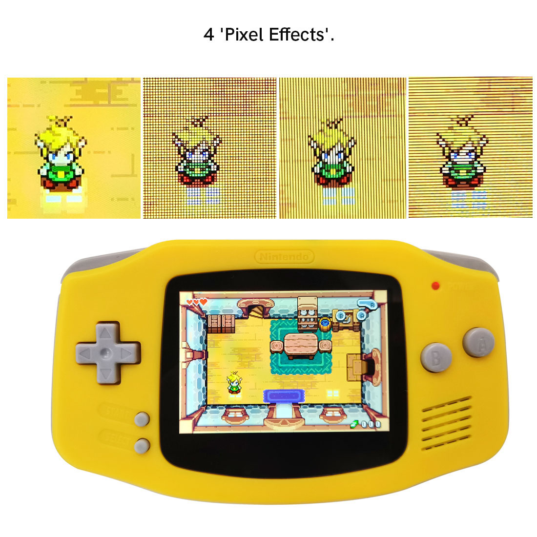 Drop In GBA IPS V5 Laminated Screen Retro Pixel IPS Backlight LCD Kits For GBA Console For Gameboy Advance Housing Shell