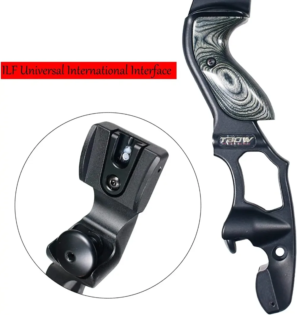 TBOW 62 ILF Archery Recurve Bow American Take Down Bow Aluminum Alloy Riser IBO 210FPS Outdoor Hunting Shooting Accessories