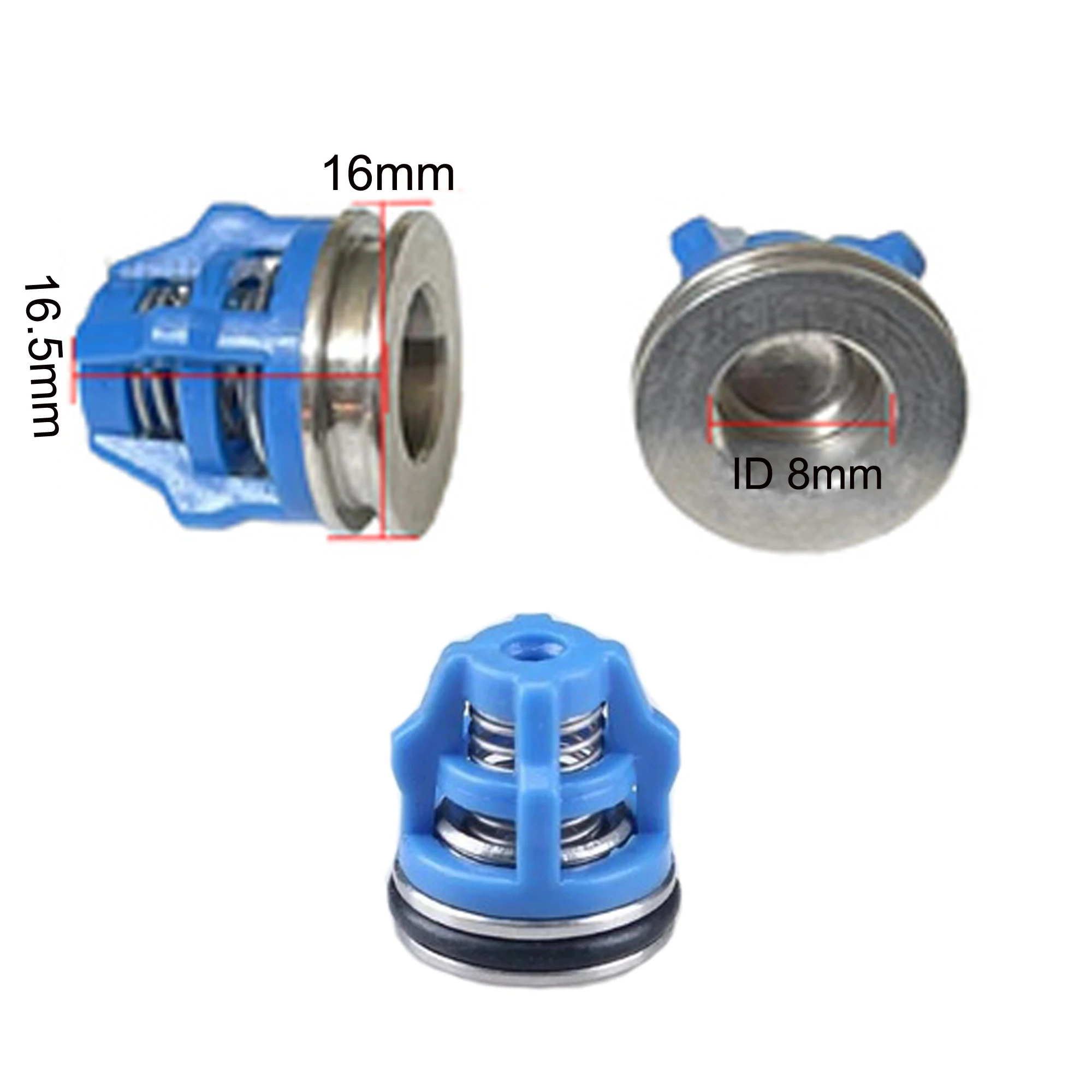 3PC Check Valve Repair Kit Axial General Pump Inter Power High Pressure Washer Water 15 16 18 MM