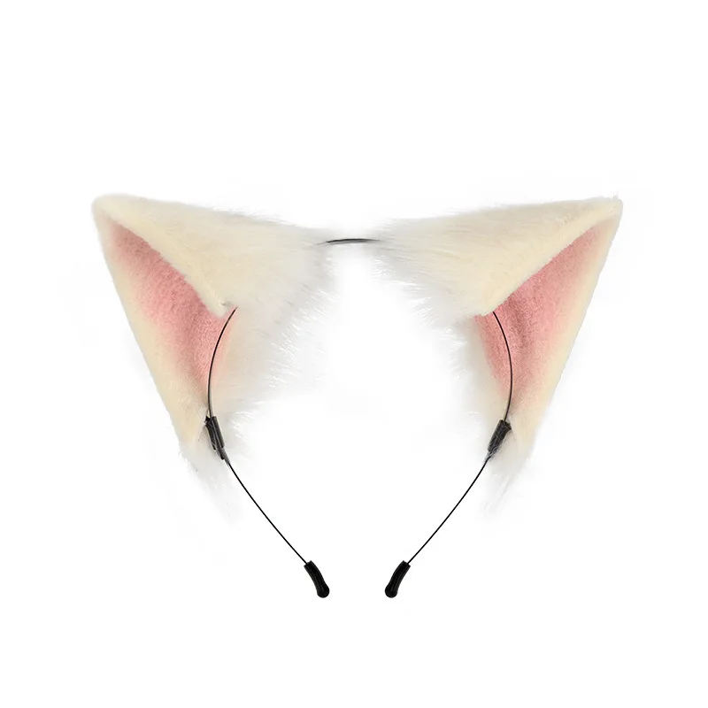 ddmysmile Ear Lolita Cute Animal Hairpin Women Fox Wolf Japan Anime Expo Cosplay Plush Ears Girl Gift Smile