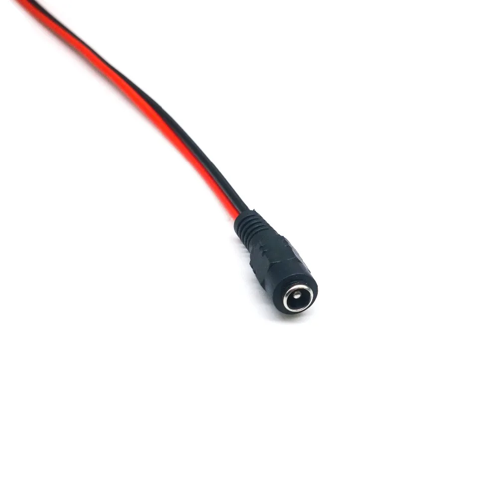 5.5 X 2.1mm DC Power Female Cable 12V Plug DC Female Adapter Cable Plug Connector for CCTV Camera DC Plug Female 5.5*2.1