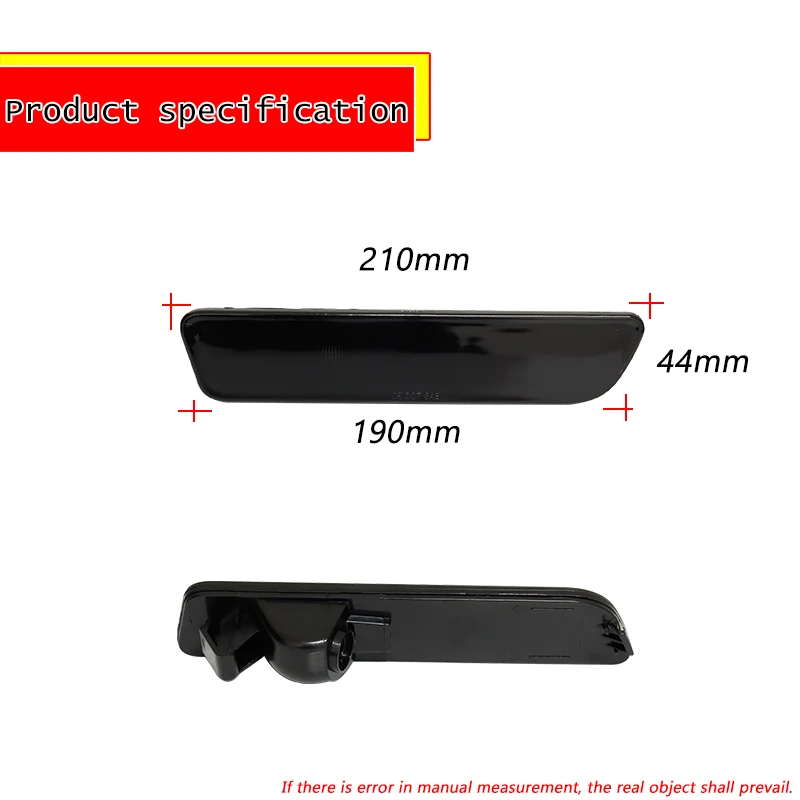 Smoked /Clear Lens Rear Bumper Side Marker Indicator Light Fender Flare Light Housings For 2005 2006 2007 2008 2009 Ford Mustang