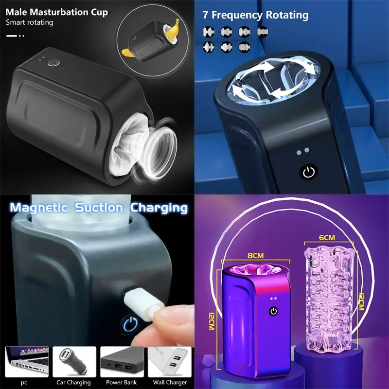 Vegina Masturbator Men Automatic Penile Vegina Toy For Men Real Skin Telescopic Male Container Pussy For Men Women Vibrator