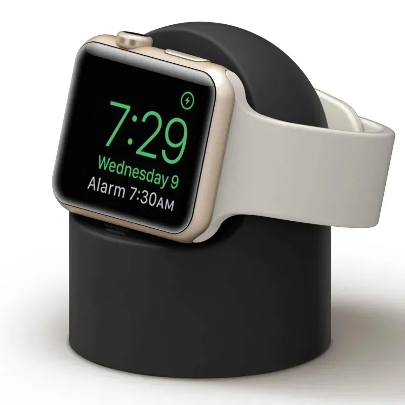 Charger Stand Mount Silicone Dock Holder for Apple Watch Series 4/3/2/1 44mm/42mm/40mm/38mm Charge Cable