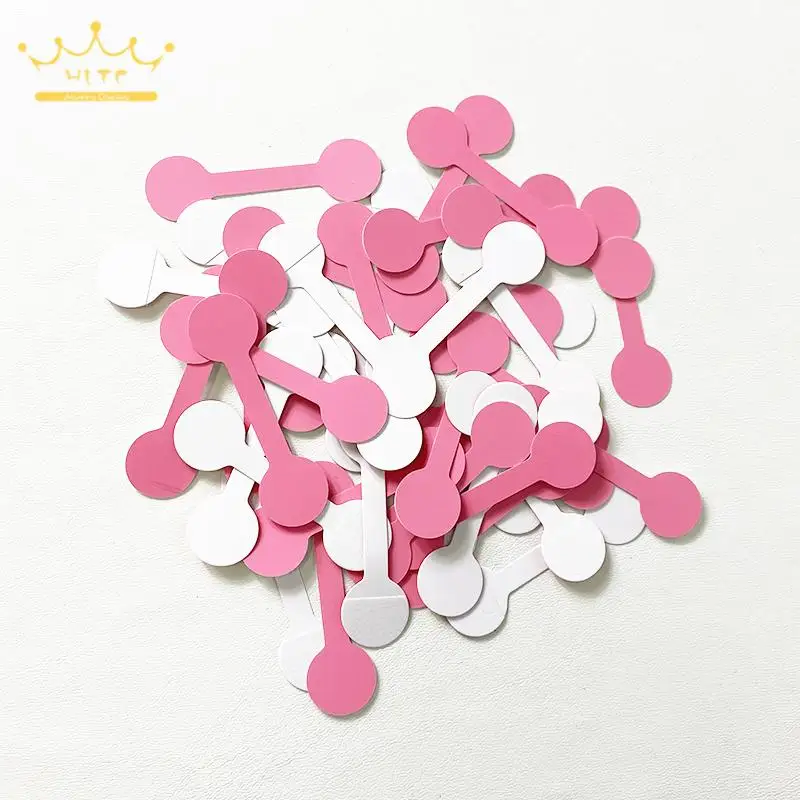 Price Tag Jewelry Pink Display Cards Blank Price Tags Necklace Ring Labels ddmysmile Paper Stickers Paper Labels Hangtag 100Pcs/Lot Smile