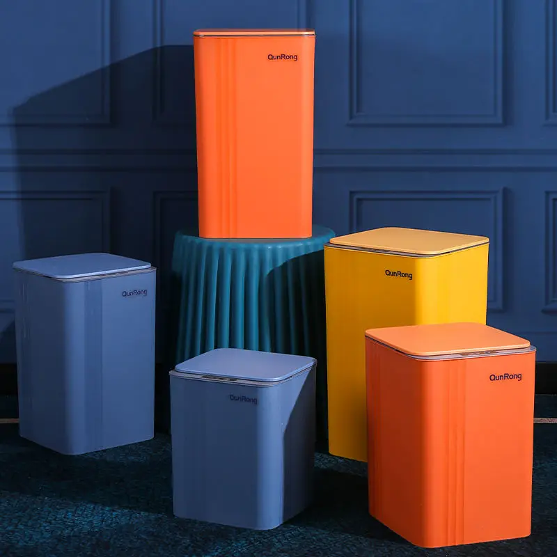 12/14/17/20L Smart Automatic Sensor Trash Can Home Bathroom Kitchen Sensor Dustbin Waterproof Intelligent Garbage Can