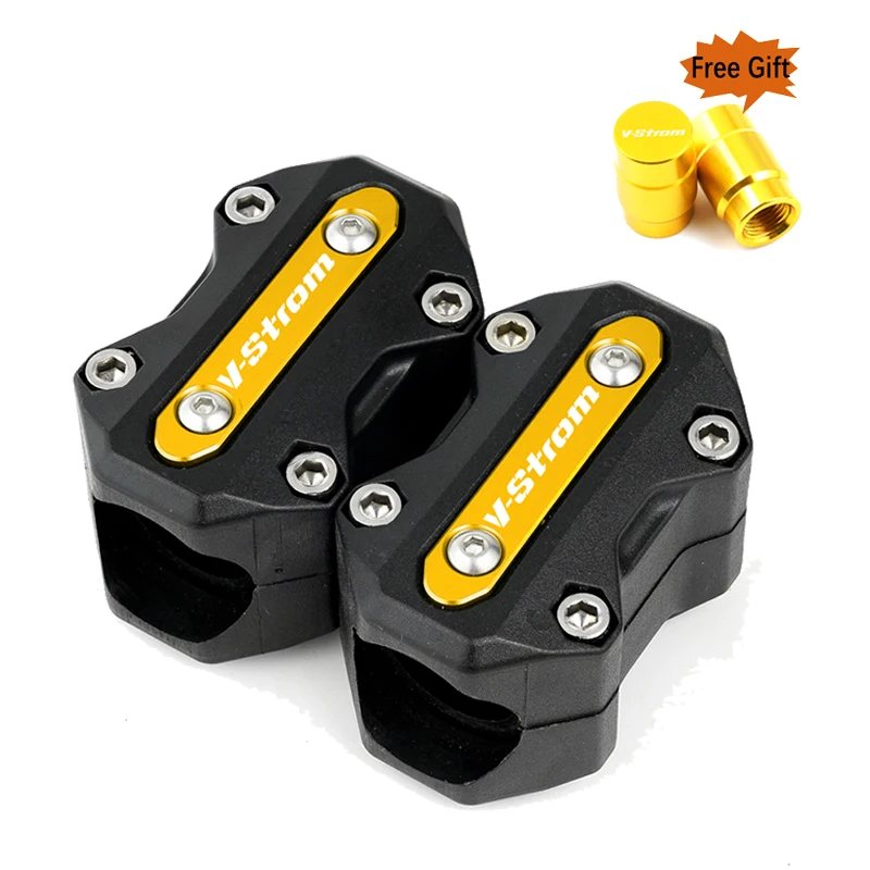 v strom 650 dl Crash Bars Engine Bumper Protective Block For Suzuki Vstrom 650 1000 v-strom 1050 xt DL650 DL1000 dl250 vstrom650