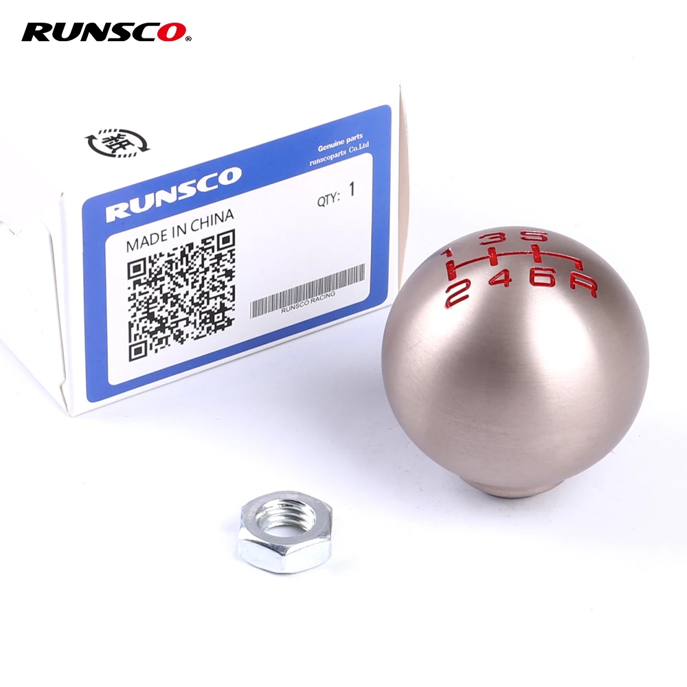Shift Knob Car Racing Gears Knob Ball For Honda Civic ddmysmile Type-R Aluminum Thread Size M10x1.5 Smile