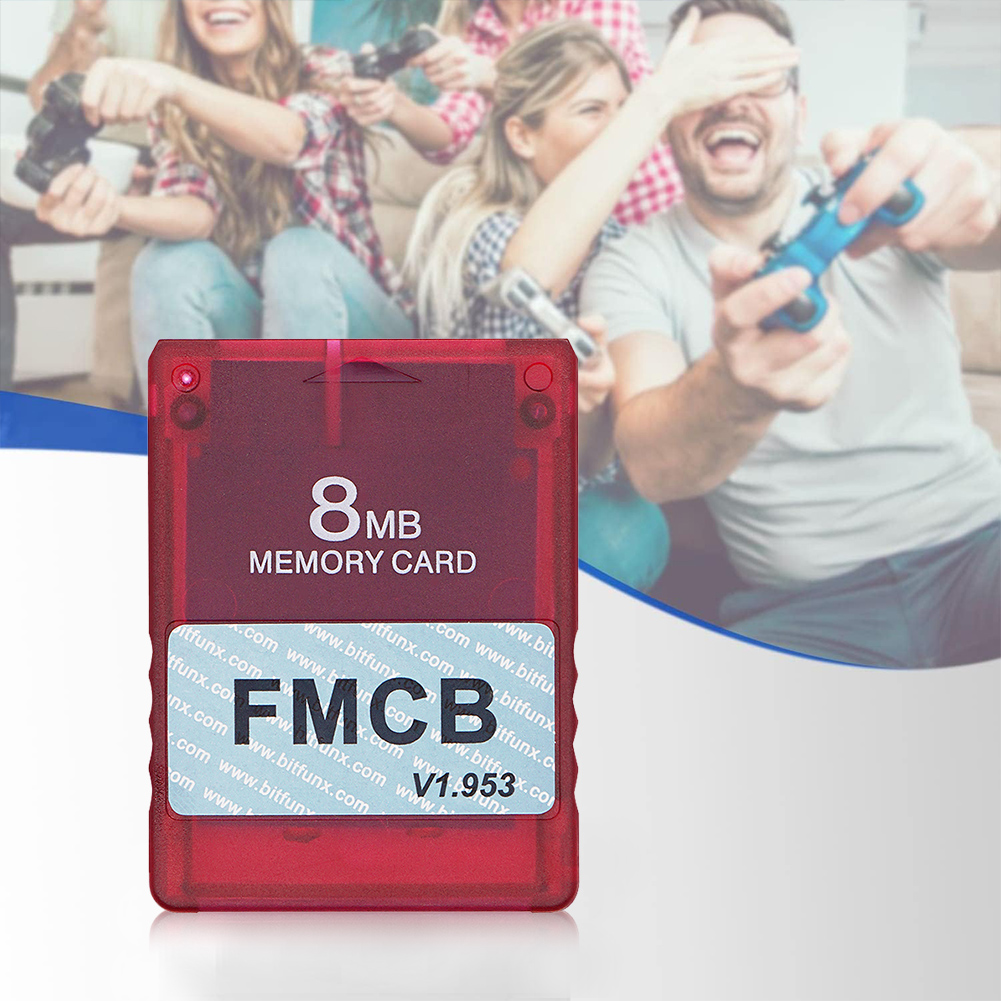 V1.953 Memory FMCB 8Mb/16Mb/32Mb/64Mb Card ddmysmile With OPL Memory Card Transparent Case Game Storage Card For Ddmysmile Playstation2 Game Console S