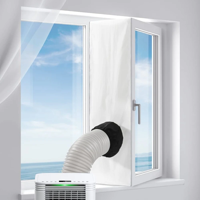 Portable AC Window Seal, Universal Window Seal For Portable Air Conditioner, Window Vent Kit With Shrink Rope