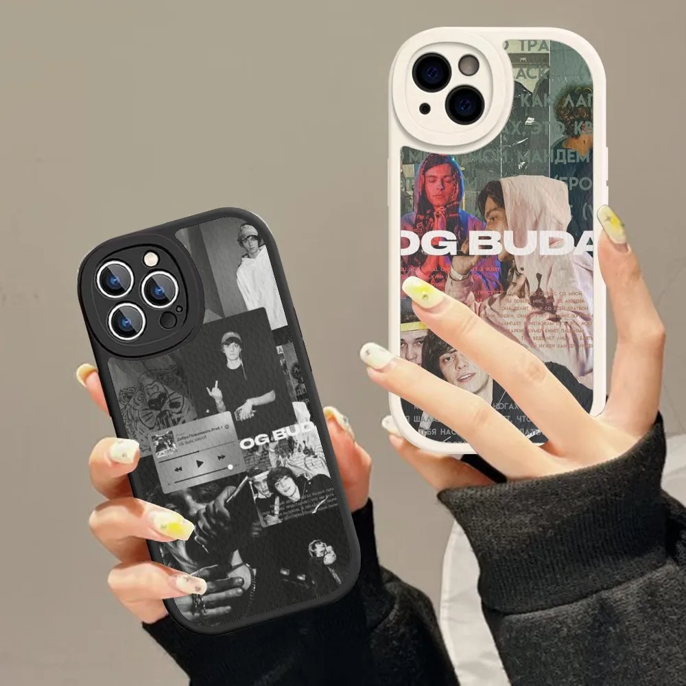 Buda Rapper Og Russia Phone Case Hard Leather For Iphone 14 13 12 Mini 11 14 Pro Max Xs X Xr 7 ddmysmile 8 Plus Fundas Smile