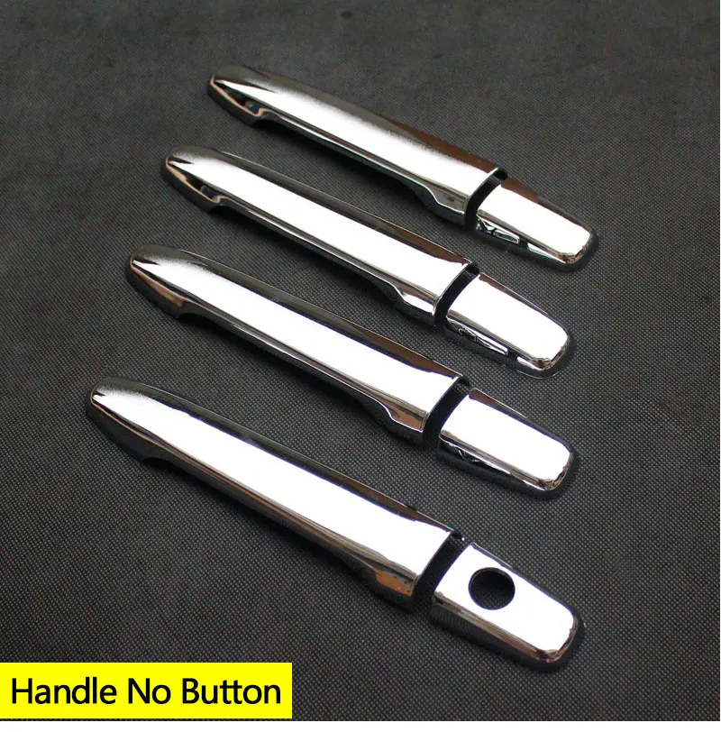 Mitsubishi 2010 for ASX - 2017 Chrome Door Handle Cover 2011 2012 2013 2014 2015 2016 Accessories Car Stickers Car Styling smile -