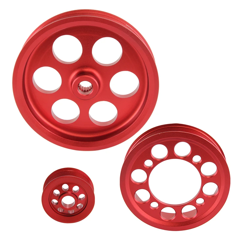Light Weight Crank Pulley For Toyota Supra 2JZ-GTE Turbo 3.0L JZA80 93-98