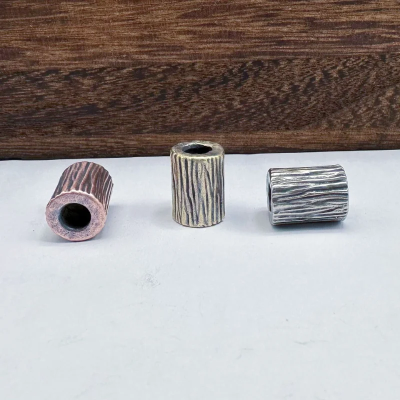 Lanyard Brass Knife ddmysmile Bead Pendant DIY EDC Outdoor Tool Paracord Accessories Smile