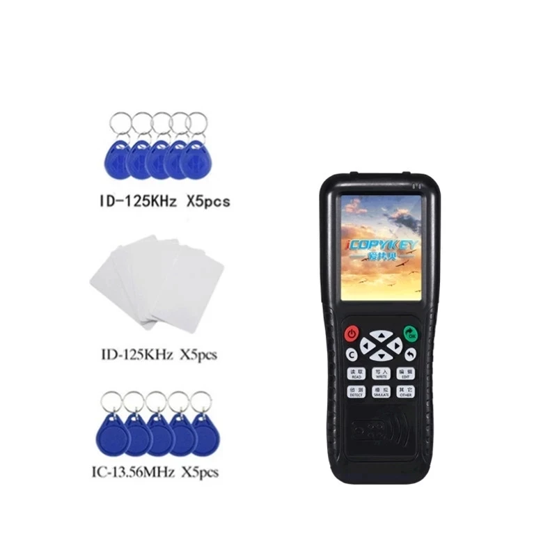 USB Smart Chip Card Reader 125KHz T5577 EM4305 Key Badge Writer Tag ID Token Clone Card Copier Windows EM/TK4100 Programmer