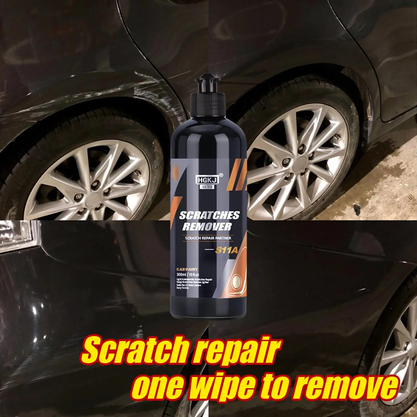 300ml Car Glass Scratch Repair Removal Kit Hydrophobic Nano Coating Scratch Repair Agent Car Paint Care Carcked Repair Liquid