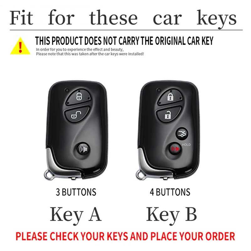 Car Remote New TPU Key Fob Case Cover Fit for Lexus GS460 GS450h GS430 RX450h CT200h HS250h LS460 ES350 IS350 IS250 smile