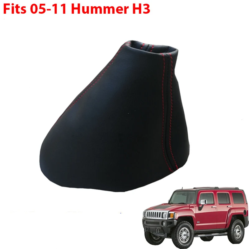 new Car Shift Cover Soft PU Leather Auto Shifter 2025 Boot for Hummer H3 2005 2006 2007 2008 2009 2010 2011 Interior Accessories