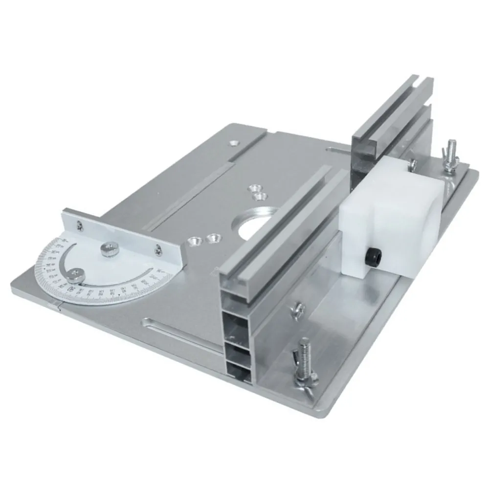 C8 Aluminum Router Table Insert Plate W/ Miter Gauge for Woodworking Benches new Table 2025 Saw Multifunctional Trimmer Engraving hine
