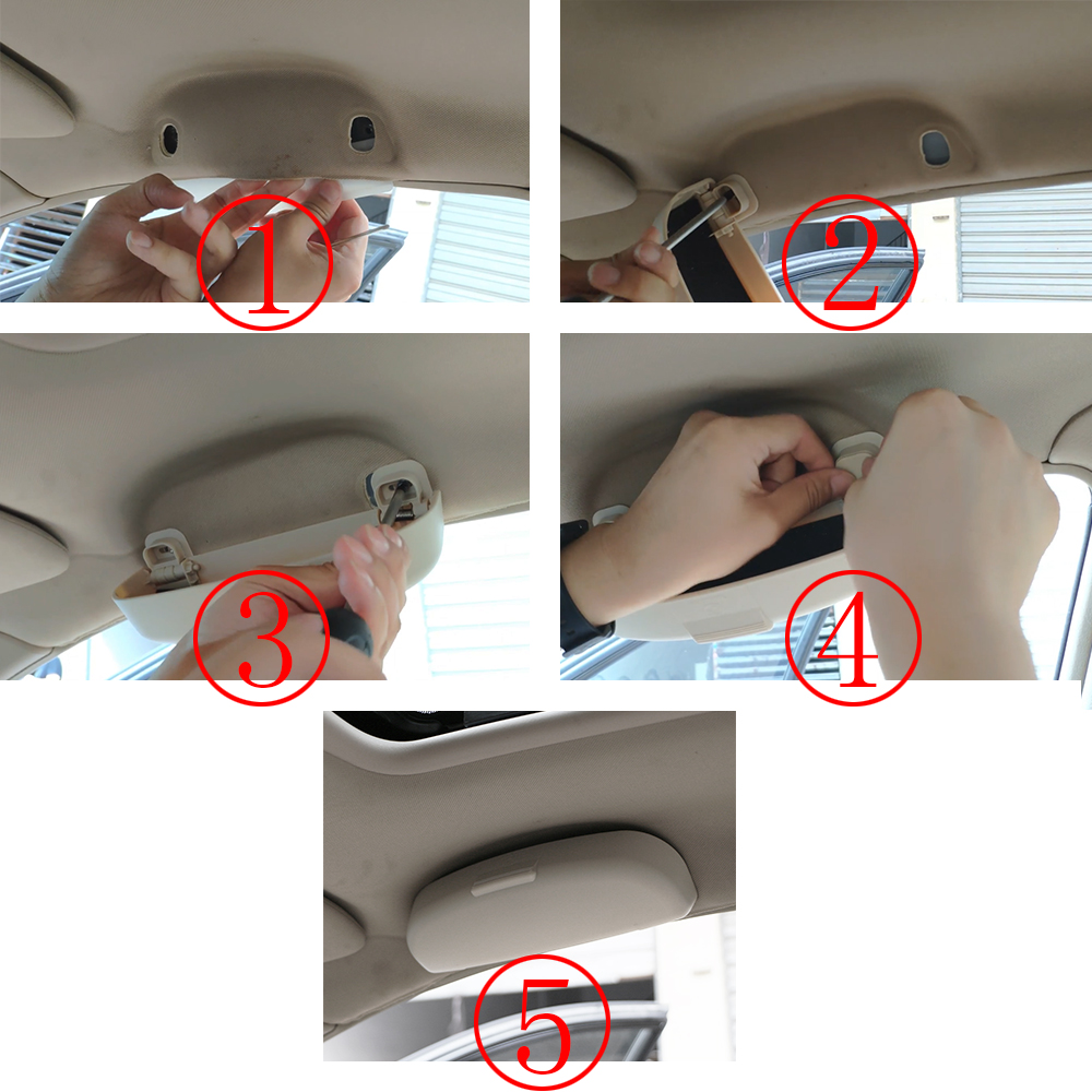 Xburstcar for VOLVO XC40 XC60 XC70 XC90 S40 S60 S80 V40 V60 V70 V90 Renault Dacia Accessories Car Sunglasses Holder Glasses Case