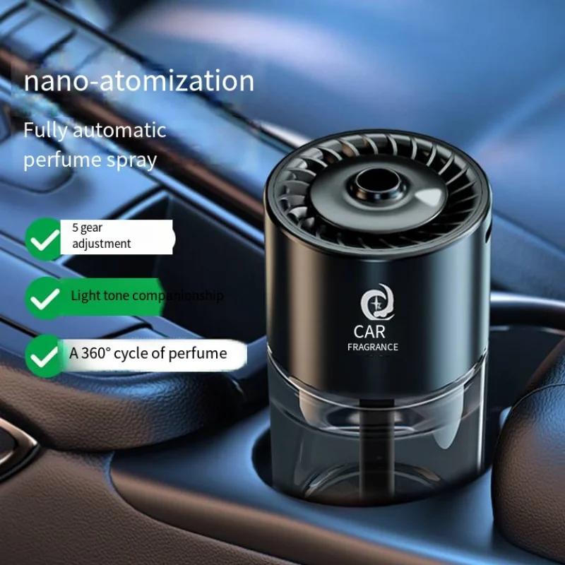 Car Air Freshener Perfume Aromatherapy Automatic Spray Auto Reachargeable AI Intelligent Aromatherapy Machine Car Accessories